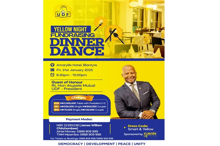 UDF Fundraising Dinner & Dance